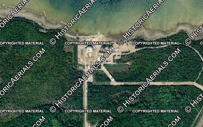 Big Rock Point Nuclear Power Plant - 2005 Aerial (newer photo)